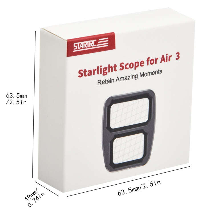 For DJI Air 3 STARTRC Drone Lens Filter, Lens:Star