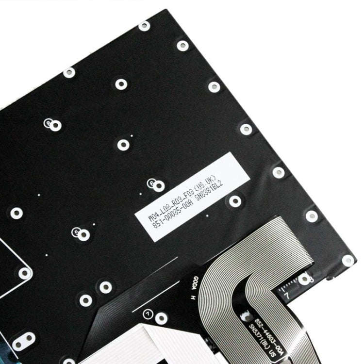 For Lenovo ThinkPad P1 X1 Extreme X1 English Enter Key Backlight Laptop Keyboard