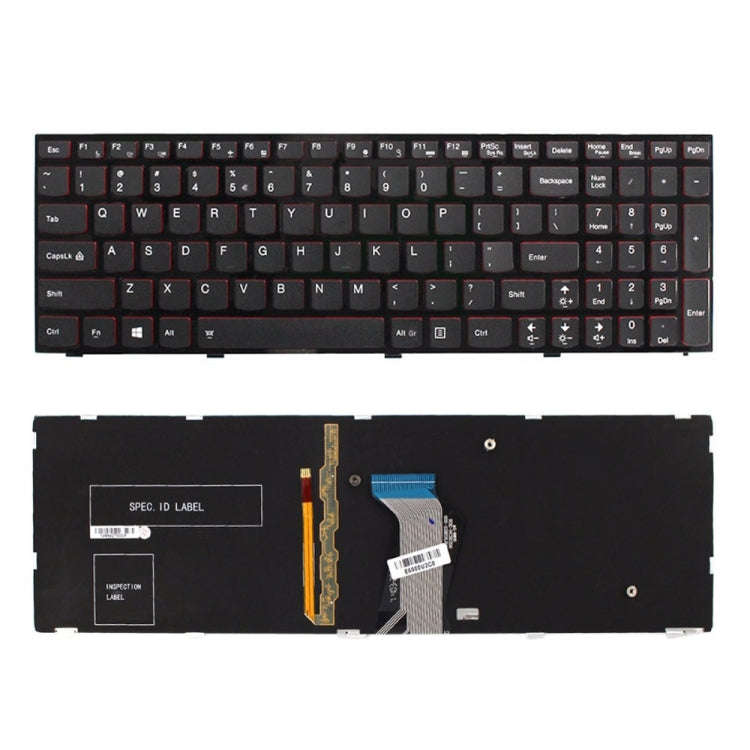 For Lenovo IBM Y500 / Y500N / Y510P / Y590 US Version Backlight Laptop Keyboard with Frame