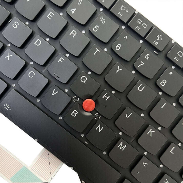 For Lenovo ThinkPad T14s Gen 3 21BR 21BS US Version Laptop Keyboard(Black)