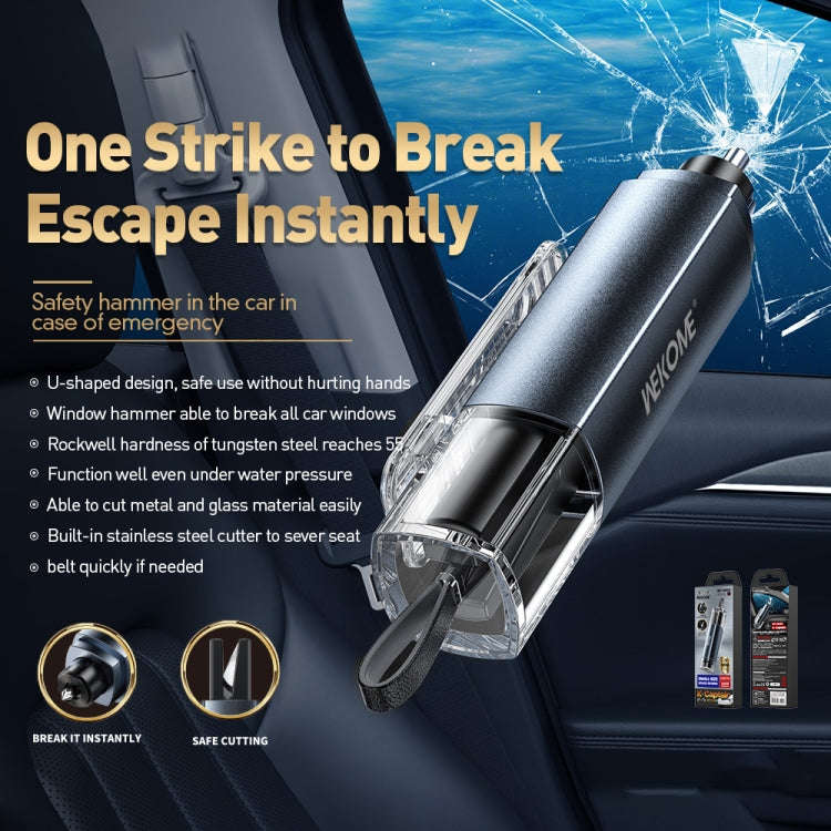 WK WT-SHO1 Vehicle Multifunctional Safety Hammer(Tarnish)