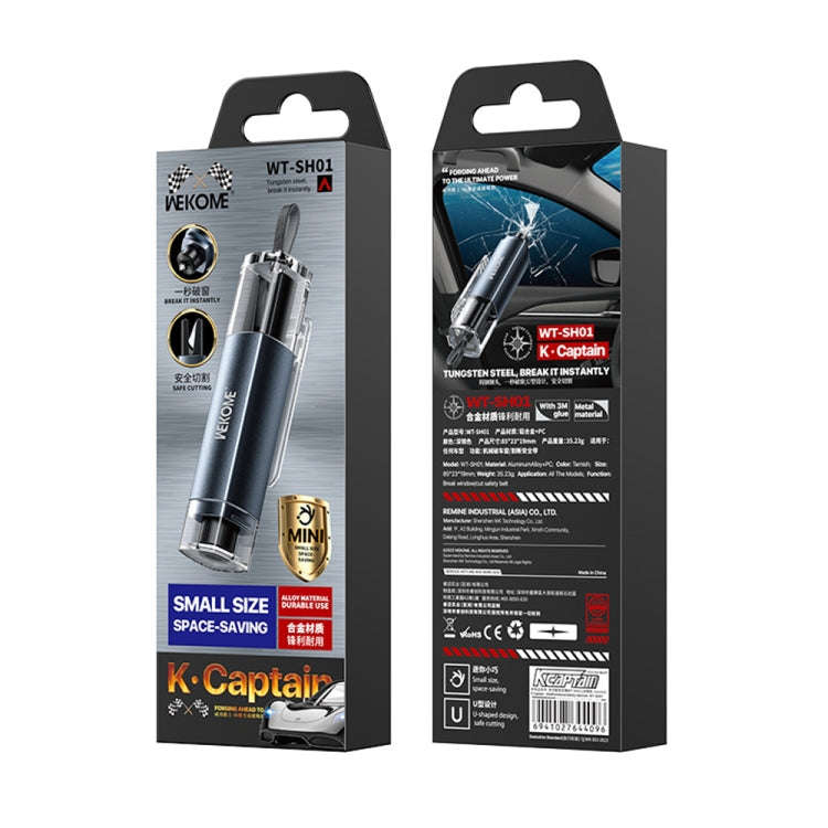 WK WT-SHO1 Vehicle Multifunctional Safety Hammer(Tarnish)