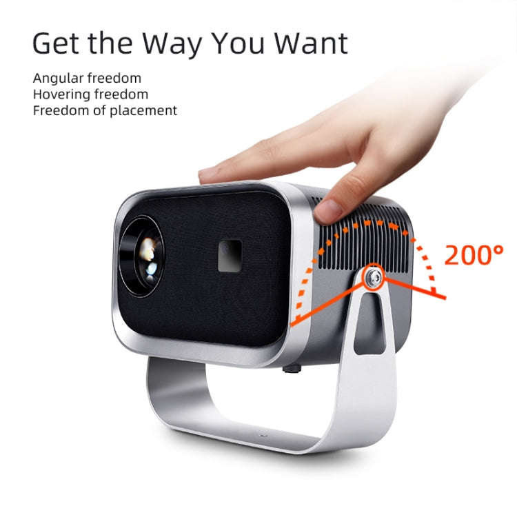 AUN A003 1280x720P 150 Lumens Same Screen Version Portable Home Theater LED HD Digital Projector,...
