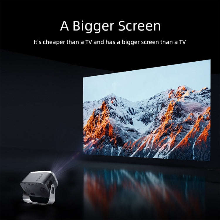 AUN A003 1280x720P 150 Lumens Same Screen Version Portable Home Theater LED HD Digital Projector,...