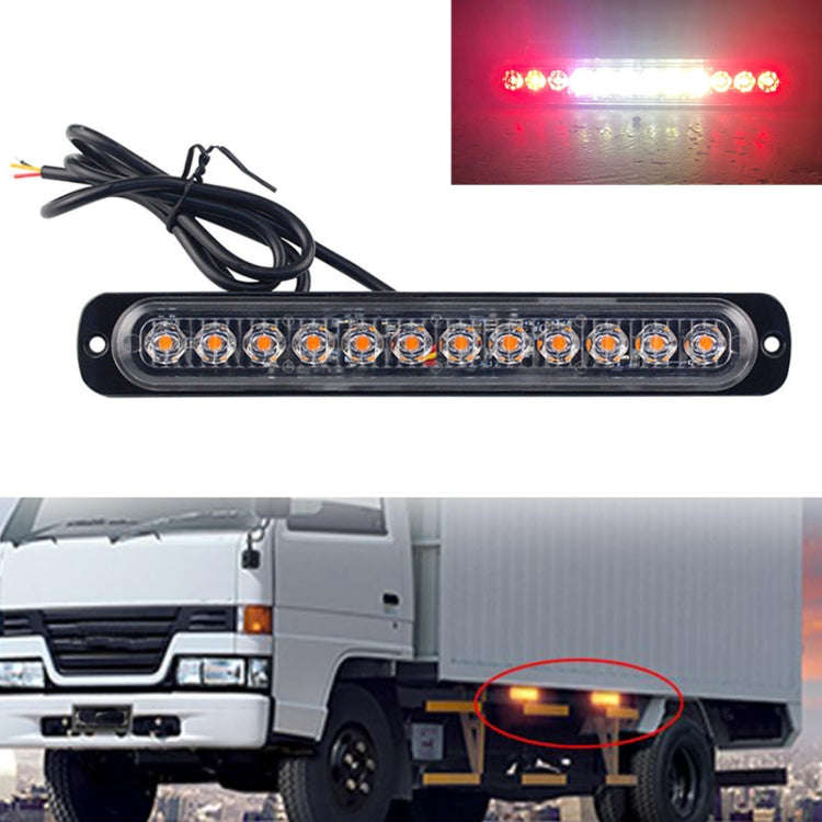DC12V-24V / 36W Car Truck Emergency Strobe Flash Warning Light 12LEDs Long Ultra-thin Side Lights...