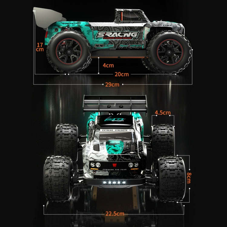 JJR/C Q146 Electric 4WD Alloy Short Card Off-Road Remote Control Car(Green)