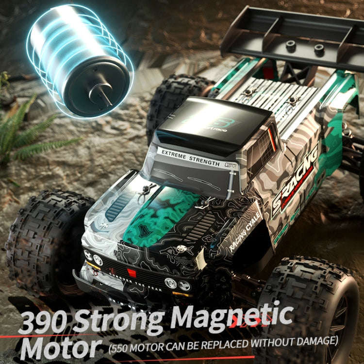 JJR/C Q146 Electric 4WD Alloy Short Card Off-Road Remote Control Car(Green)