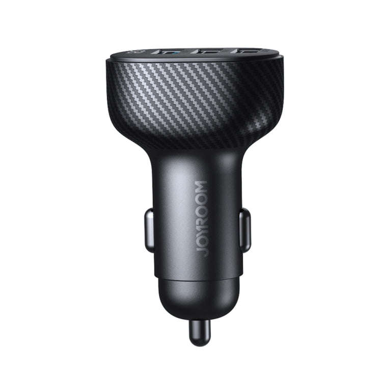 JOYROOM JR-CCD03 3.4A 3 x USB Ports Digital Display Car Charger(Black)