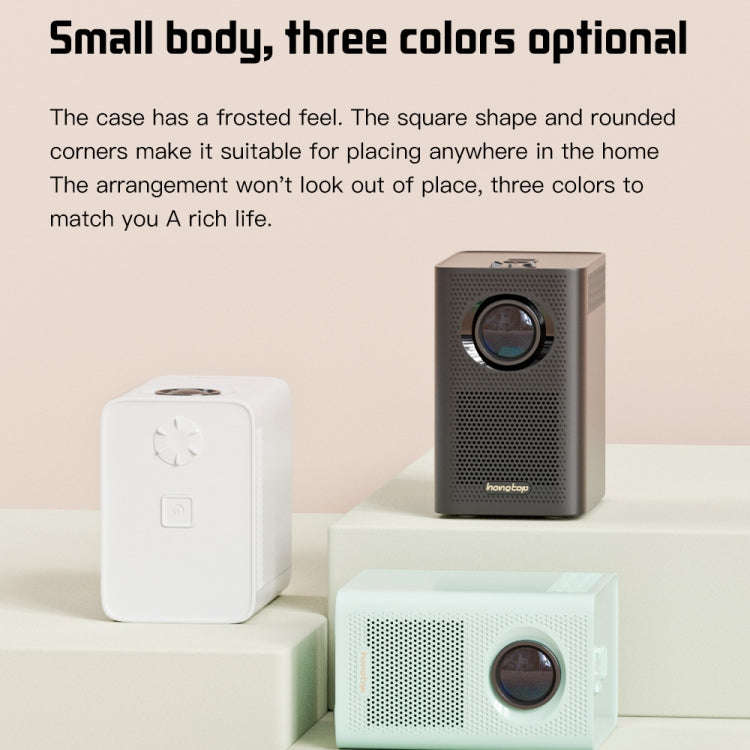 S30 Max Android 10 OS HD Portable WiFi Mobile Projector, Plug Type:US Plug(Black)