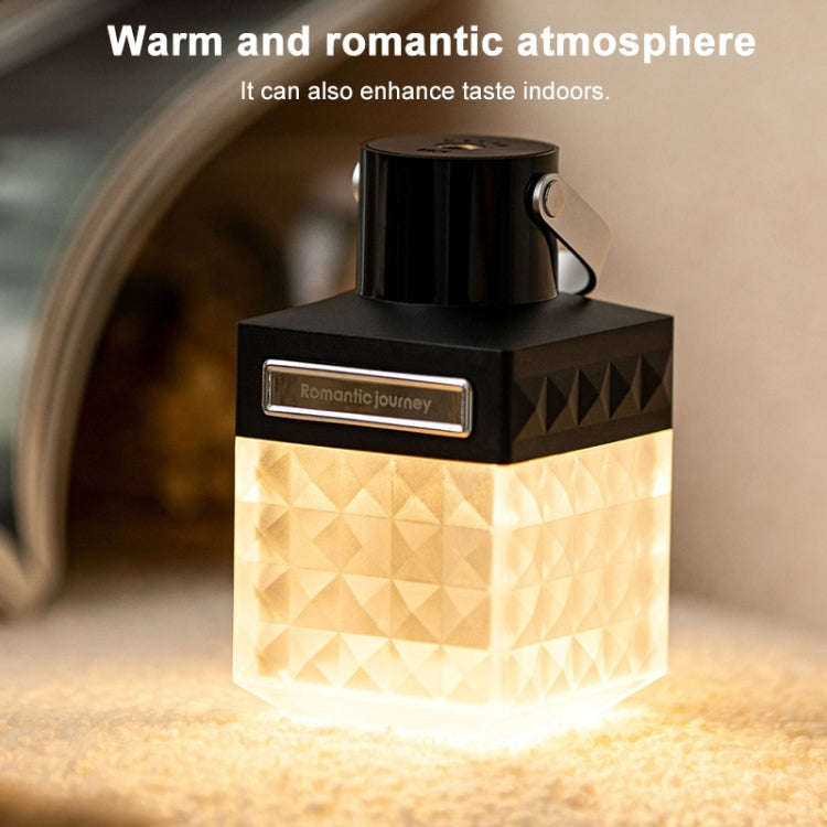 Outdoor Portable LED Camping Light Rechargeable Emergency Light(Black)