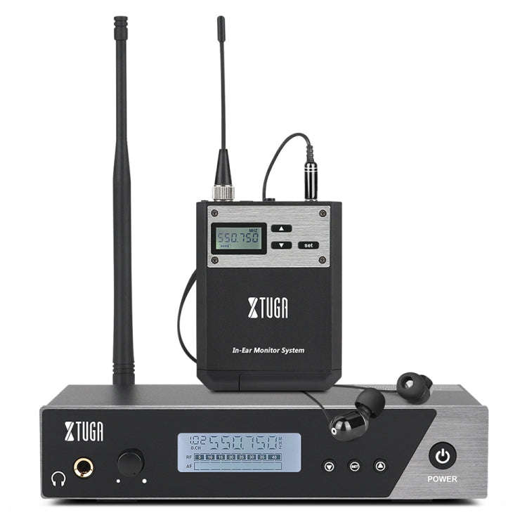 XTUGA  IEM1100 Professional Wireless In Ear Monitor System 1 BodyPacks(AU Plug)