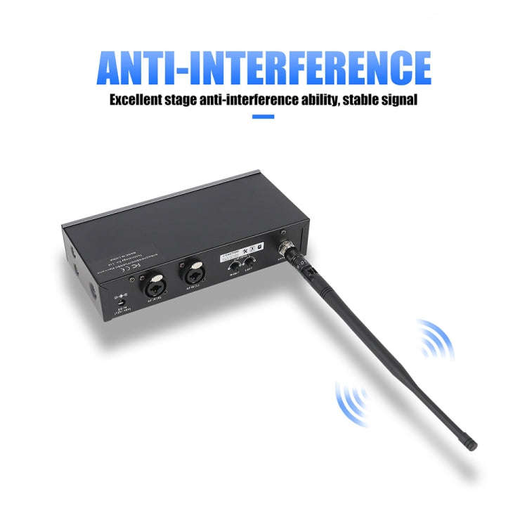 XTUGA  IEM1100 Professional Wireless In Ear Monitor System 4 BodyPacks(AU Plug)