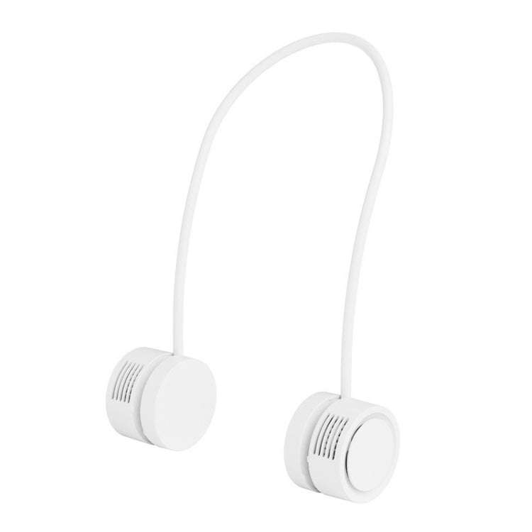 DQ209 Portable Hanging Neck Mute Aroma Diffuser Small Fan(White)