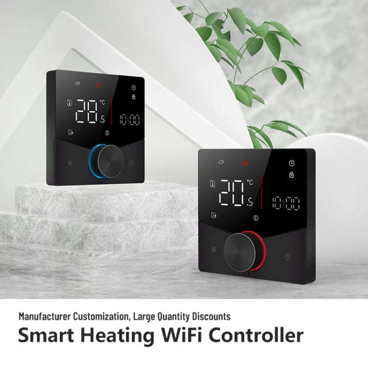 BHT-009GALW Water Heating WiFi Smart Home LED Thermostat(Black)