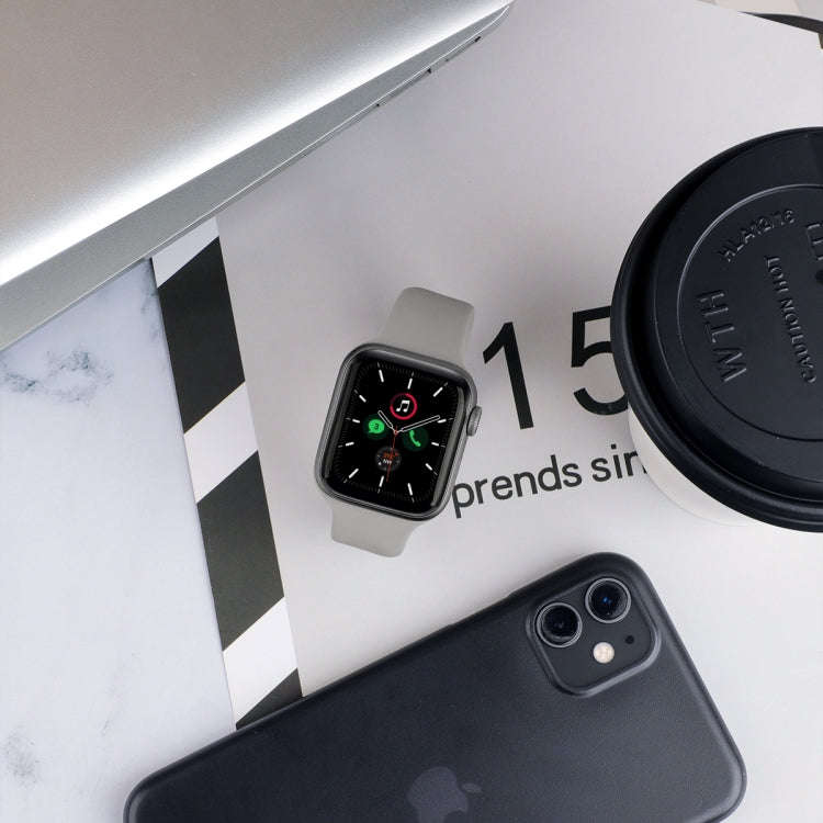 For Apple Watch Series 7 45mm / 6 & SE & 5 & 4 44mm / 3 & 2 & 1 42mm Solid Color Elastic Silicone...