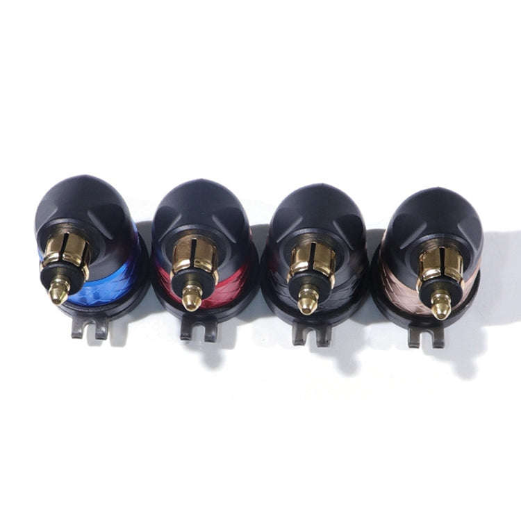 German EU Plug Special Motorcycle Elbow Charger Dual USB Voltmeter 4.2A Charger, Shell Color:Red(...