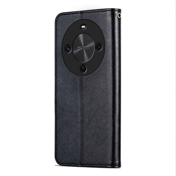 For Huawei Maimang 30 AZNS Sheepskin Texture Flip Leather Phone Case(Black)