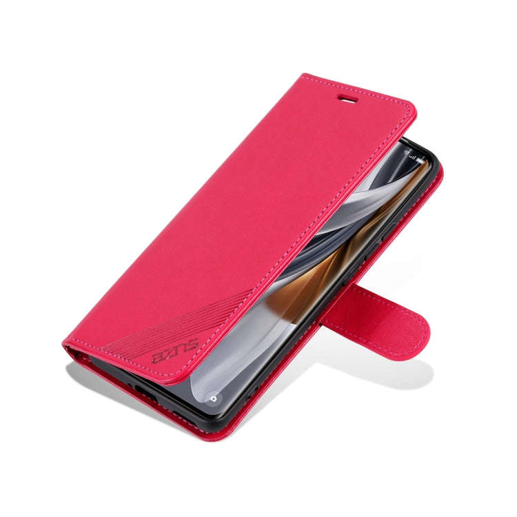 For Huawei Maimang 30 AZNS Sheepskin Texture Flip Leather Phone Case(Red)