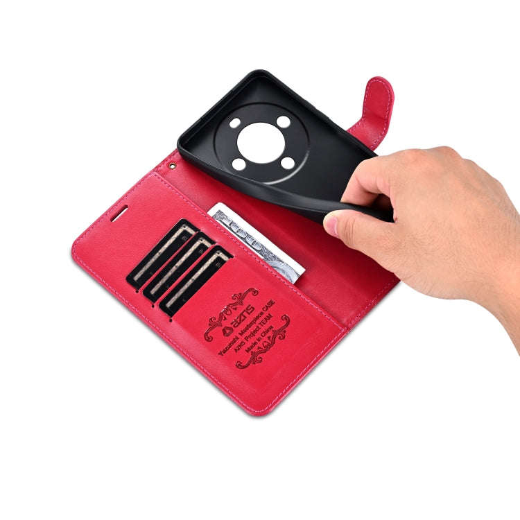 For Huawei Maimang 30 AZNS Sheepskin Texture Flip Leather Phone Case(Red)