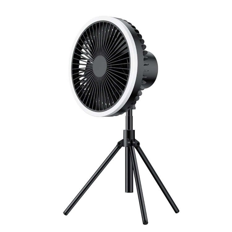 DQ216 10000mAh Outdoor Portable Liftable Swivel Head Camping Fan Tent Hanging Vertical Colorful L...