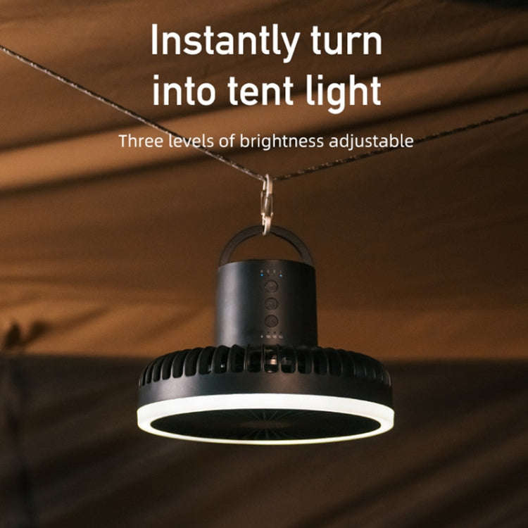 DQ216 10000mAh Outdoor Portable Liftable Swivel Head Camping Fan Tent Hanging Vertical Colorful L...