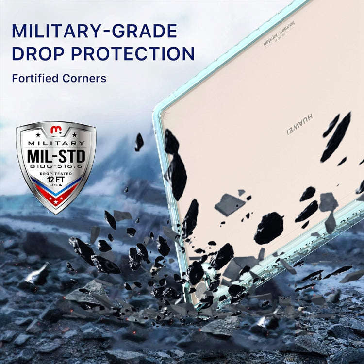 For Huawei MatePad T10 / T10S Clear Acrylic Shockproof Tablet Case(Baby Blue)