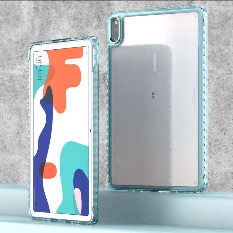 For Huawei MatePad 10.4 Clear Acrylic Shockproof Tablet Case(Baby Blue)