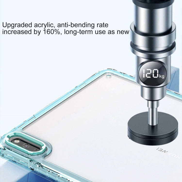 For Huawei MatePad 10.4 Clear Acrylic Shockproof Tablet Case(White)