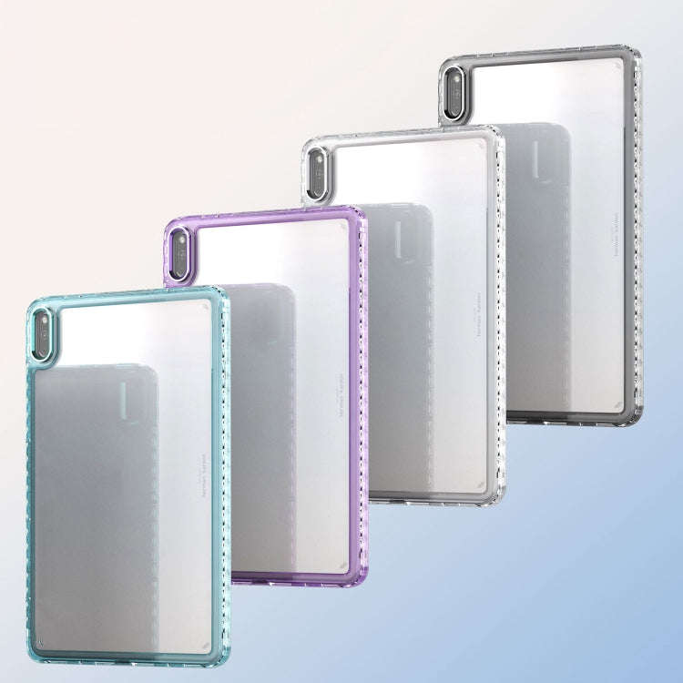 For Huawei MatePad 10.4 Clear Acrylic Shockproof Tablet Case(Purple)