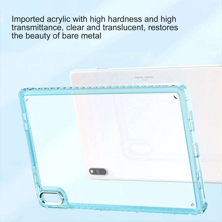 For Huawei MatePad 10.4 Clear Acrylic Shockproof Tablet Case(Purple)