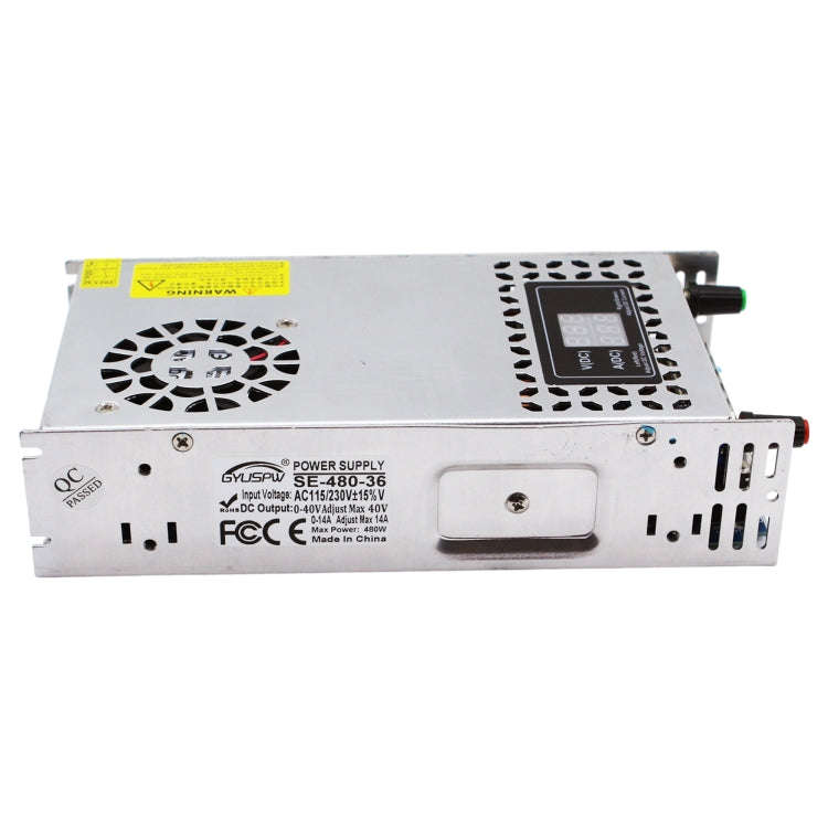 SE-480-36 DC36V 480W 14A GYUSPW Adjustable Voltage and Current Light Bar Regulated Switching Powe...