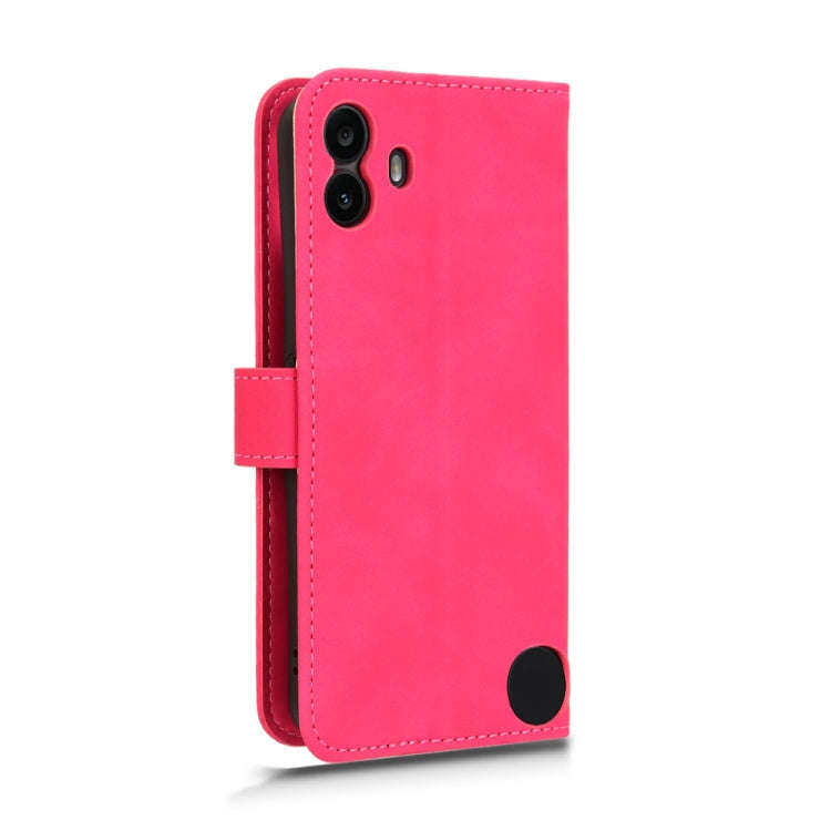 For Nothing CMF Phone 1 Skin Feel Magnetic Flip Leather Phone Case(Rose Red)