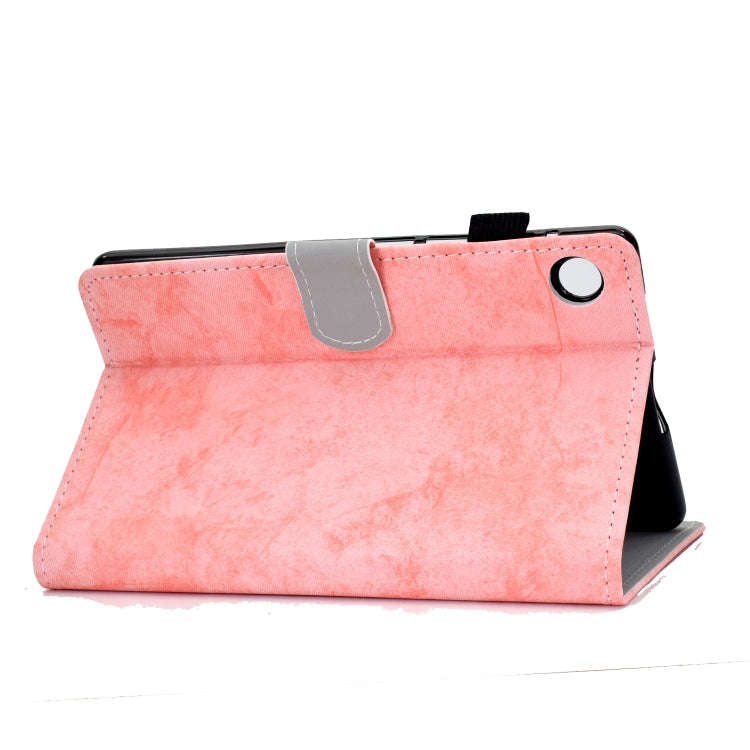 For Huawei MatePad T8 Marble Style Cloth Texture Tablet PC Protective Leather Case with Bracket &...