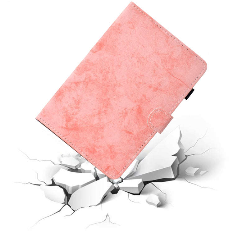 For Huawei MatePad T8 Marble Style Cloth Texture Tablet PC Protective Leather Case with Bracket &...
