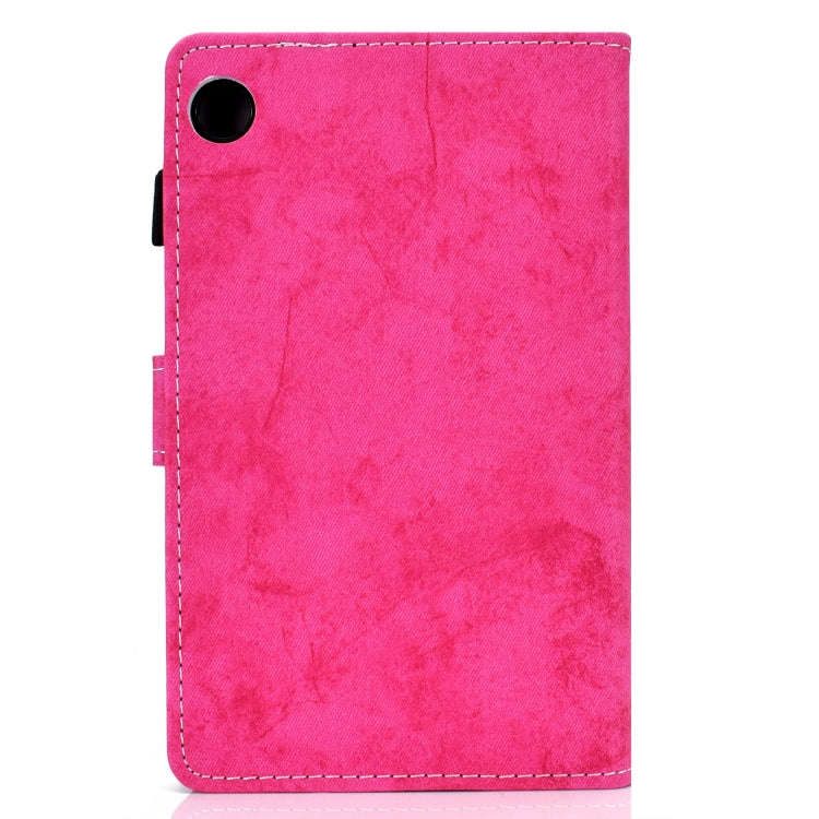 For Huawei MatePad T8 Marble Style Cloth Texture Tablet PC Protective Leather Case with Bracket &...