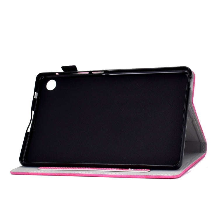 For Huawei MatePad T8 Marble Style Cloth Texture Tablet PC Protective Leather Case with Bracket &...