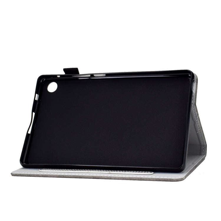 For Huawei MatePad T8 Marble Style Cloth Texture Tablet PC Protective Leather Case with Bracket &...