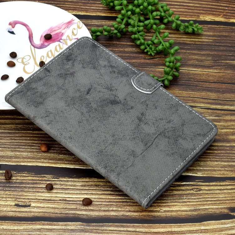 For Huawei MatePad T8 Marble Style Cloth Texture Tablet PC Protective Leather Case with Bracket &...