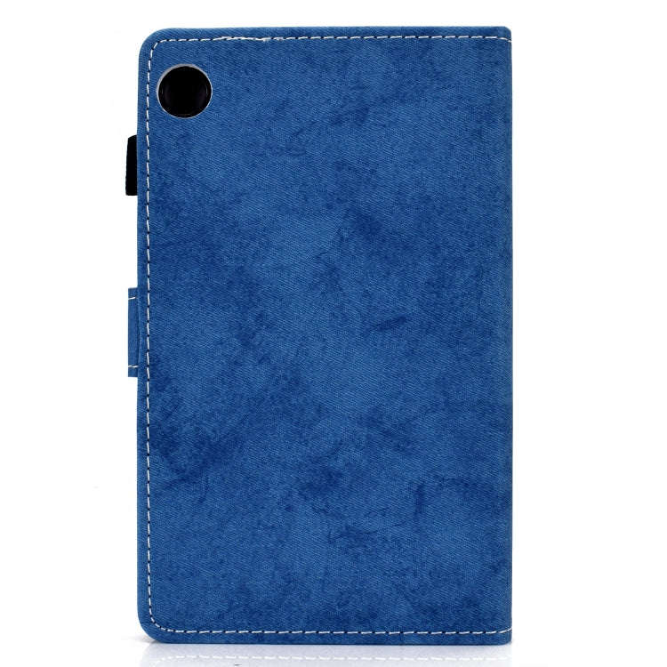 For Huawei MatePad T8 Marble Style Cloth Texture Tablet PC Protective Leather Case with Bracket &...