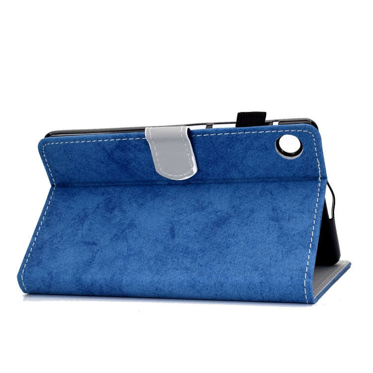 For Huawei MatePad T8 Marble Style Cloth Texture Tablet PC Protective Leather Case with Bracket &...