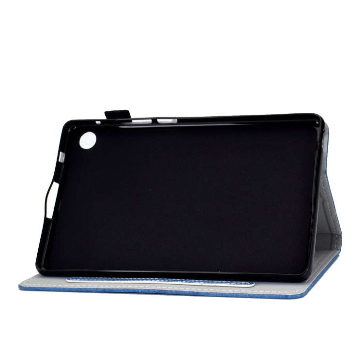 For Huawei MatePad T8 Marble Style Cloth Texture Tablet PC Protective Leather Case with Bracket &...