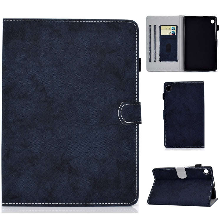 For Huawei MatePad T8 Marble Style Cloth Texture Tablet PC Protective Leather Case with Bracket &...