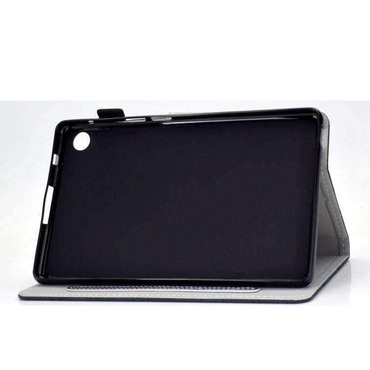 For Huawei MatePad T8 Marble Style Cloth Texture Tablet PC Protective Leather Case with Bracket &...