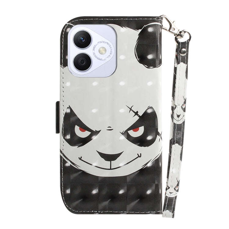 For Honor X60i 3D Colored Horizontal Flip Leather Phone Case(Angry Bear)