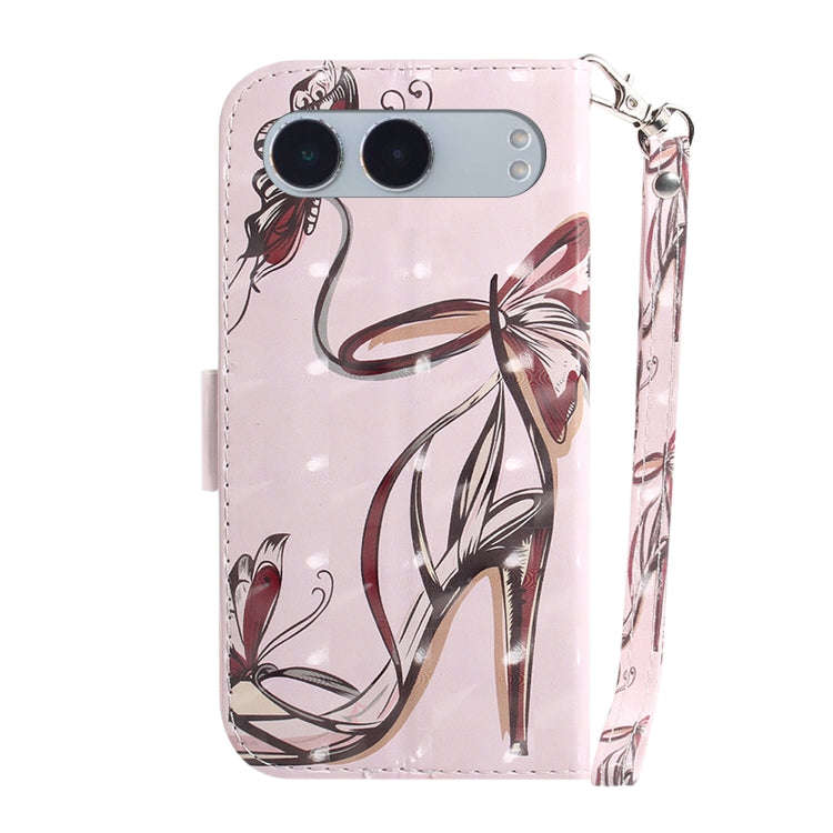 For OnePlus Nord 4 3D Colored Horizontal Flip Leather Phone Case(Butterfly High-heeled)