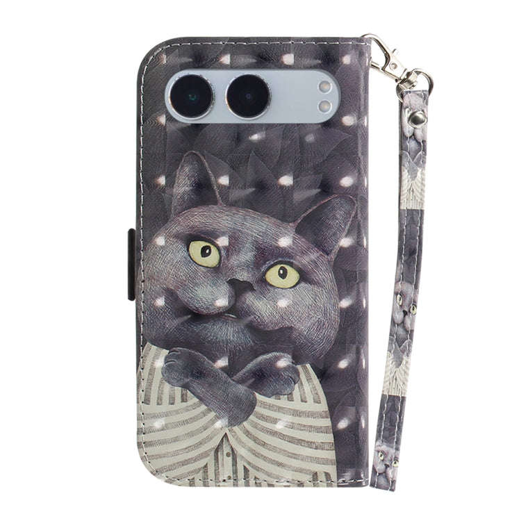 For OnePlus Nord 4 3D Colored Flip Leather Phone Case(Hug Cat)