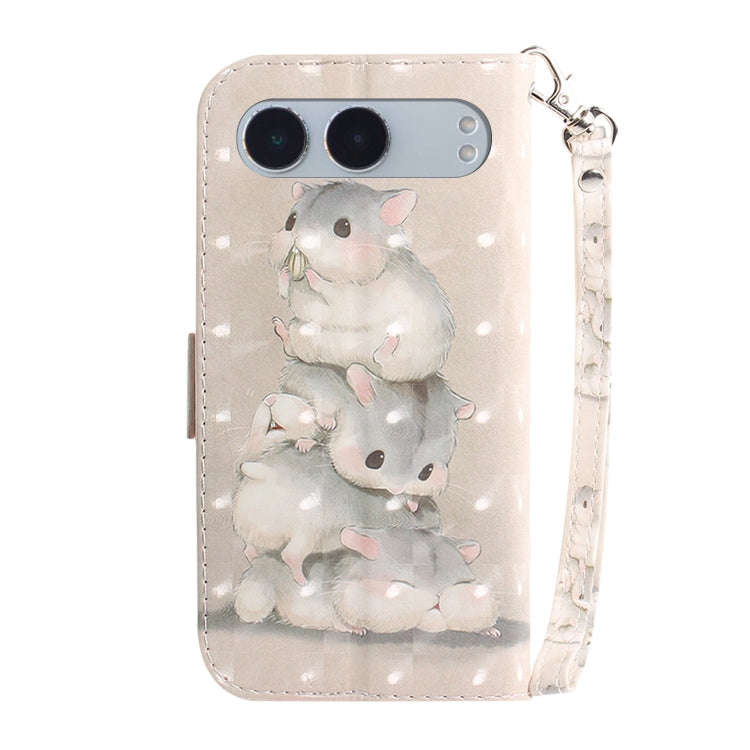 For OnePlus Nord 4 3D Colored Horizontal Flip Leather Phone Case(Squirrels)