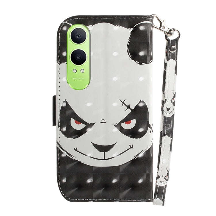 For OnePlus Nord CE4 Lite 3D Colored Horizontal Flip Leather Phone Case(Angry Bear)