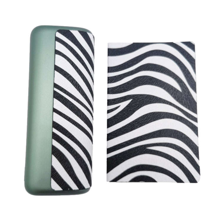 For IQOS ILUMA Prime PU Leather Electronic Cigarette Protective Case(Zebra Black White)