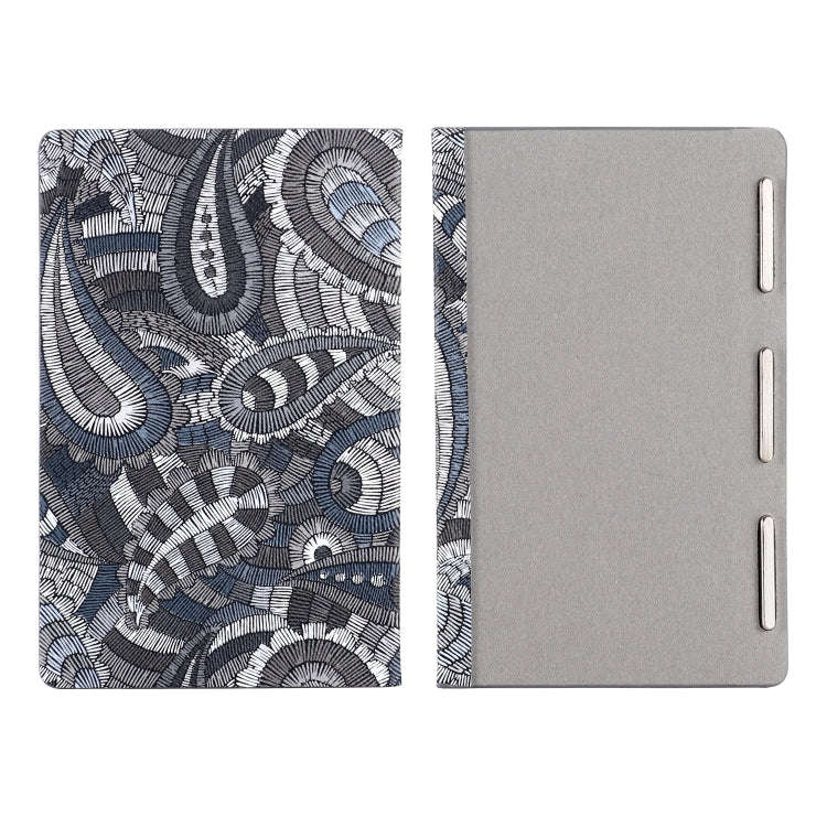 For IQOS ILUMA Prime PU Leather Electronic Cigarette Protective Case(Waist Flower Black)